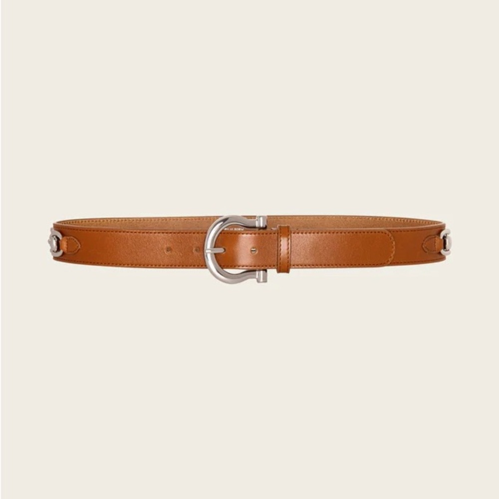 Nation Los Angeles Camden Belt in Cognac